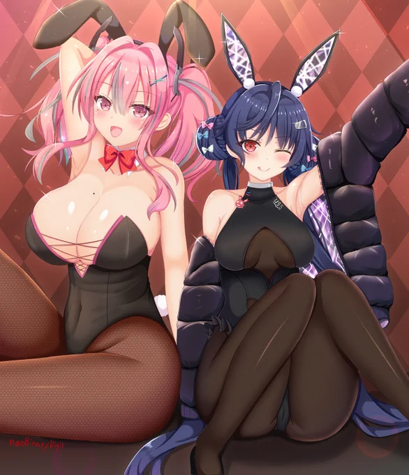 アレンちゃんとブレマートンバニー🐇
#アズールレーン 
