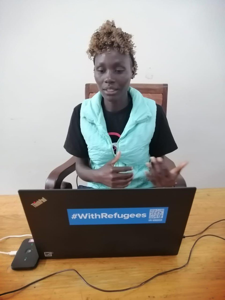 Fathiaabdalla's tweet photo. We were so excited &amp; honored that 3 refugee women advocates joined UN network for women leadership yesterday at a panel discussion commemorating #WorldRefugeeDay . We believe refugee women will continue to contribute to a stronger and safer world.
Together we heal, learn &amp; shine. https://t.co/7A4VW2kcK0