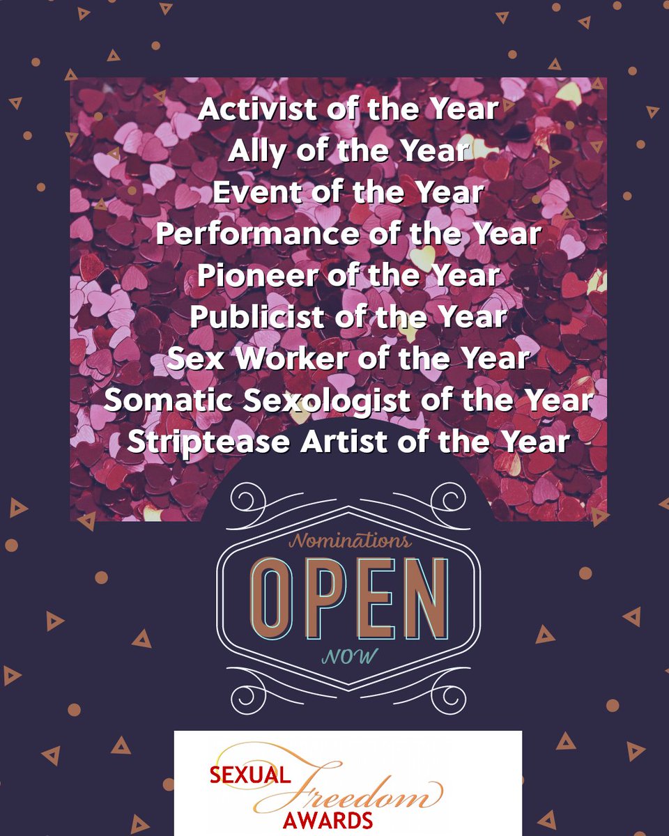 _Charlie_rose's tweet photo. Nominations are now open!
Please RT
https://t.co/1VNnG34MG8
@_sexualfreedom #sfa2021 https://t.co/dgfsSJZA8O