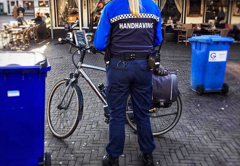 Intensievere controles op (brom)fietsen in het centrum door handhaving en politie..