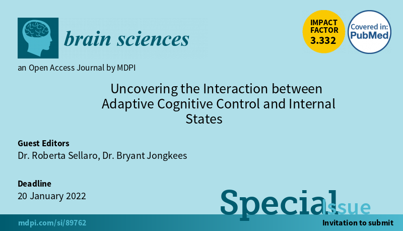 roberta sellaro (@robertasellaro) on Twitter photo Dear colleagues, <a href="/BryantJongkees/">Bryant Jongkees</a> and I would like to invite you to contribute to a special issue we are editing on “Uncovering the Interaction between Adaptive Cognitive Control and Internal States”, <a href="/BrainSci_MDPI/">Brain Sciences MDPI</a>. Check here: mdpi.com/journal/brains…. Please RT and share! Dear colleagues, <a href="/BryantJongkees/">Bryant Jongkees</a> and I would like to invite you to contribute to a special issue we are editing on “Uncovering the Interaction between Adaptive Cognitive Control and Internal States”, <a href="/BrainSci_MDPI/">Brain Sciences MDPI</a>. Check here: mdpi.com/journal/brains…. Please RT and share!