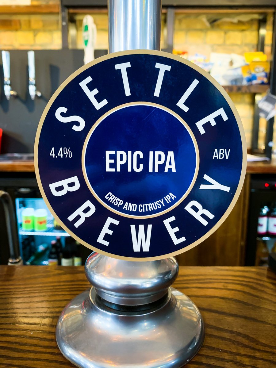 An IPA of EPIC proportions! Settle Brewery brings you a crisp and fruity IPA hopped with American Citra and New Zealand hops for that epic hop hit! #lovebeerlovethetap #craftbeer