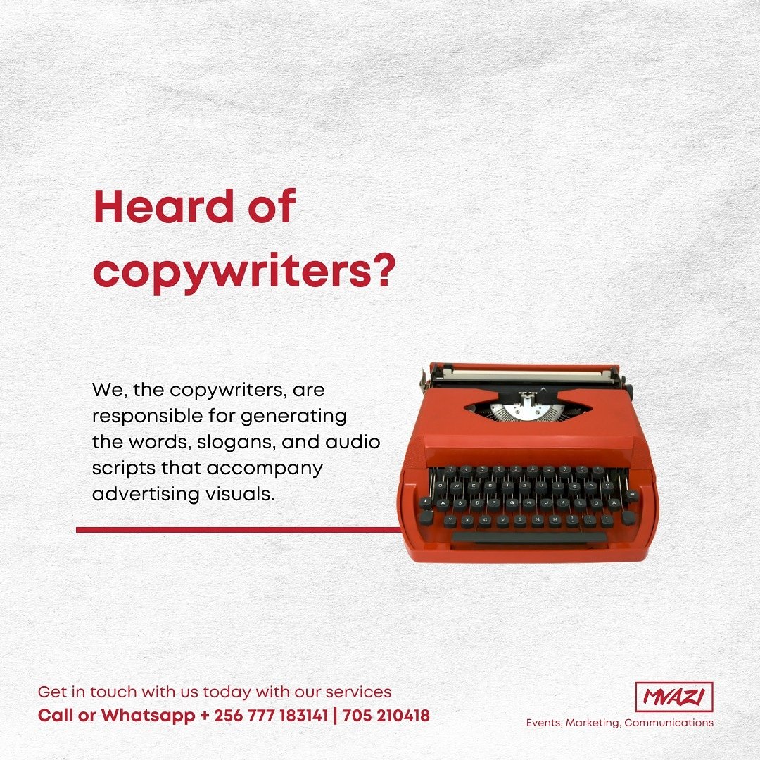 NkJaphet's tweet image. For tantalizing amazing copy 😍😃🙂 that will sweep everyone off their feet and make them your customer....just DM, CALL or TEXT +256 777183141, +256 705 210418. 

#copywriting  #copymasters #buildingbrands with #greatcontent #Uganda #Marketing #contentmarketing #Content