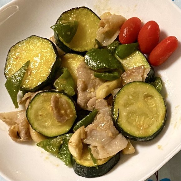 豚肉とズッキーニの炒め物 Twitter Search Twitter