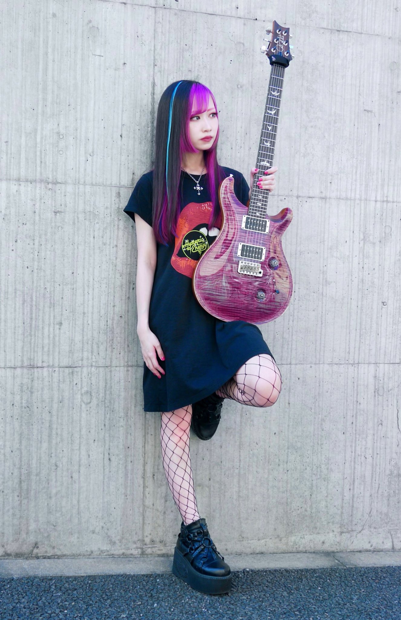 Satsuma ロックな派手髪ギター女子 Prs T Co M3rxuryhts Twitter