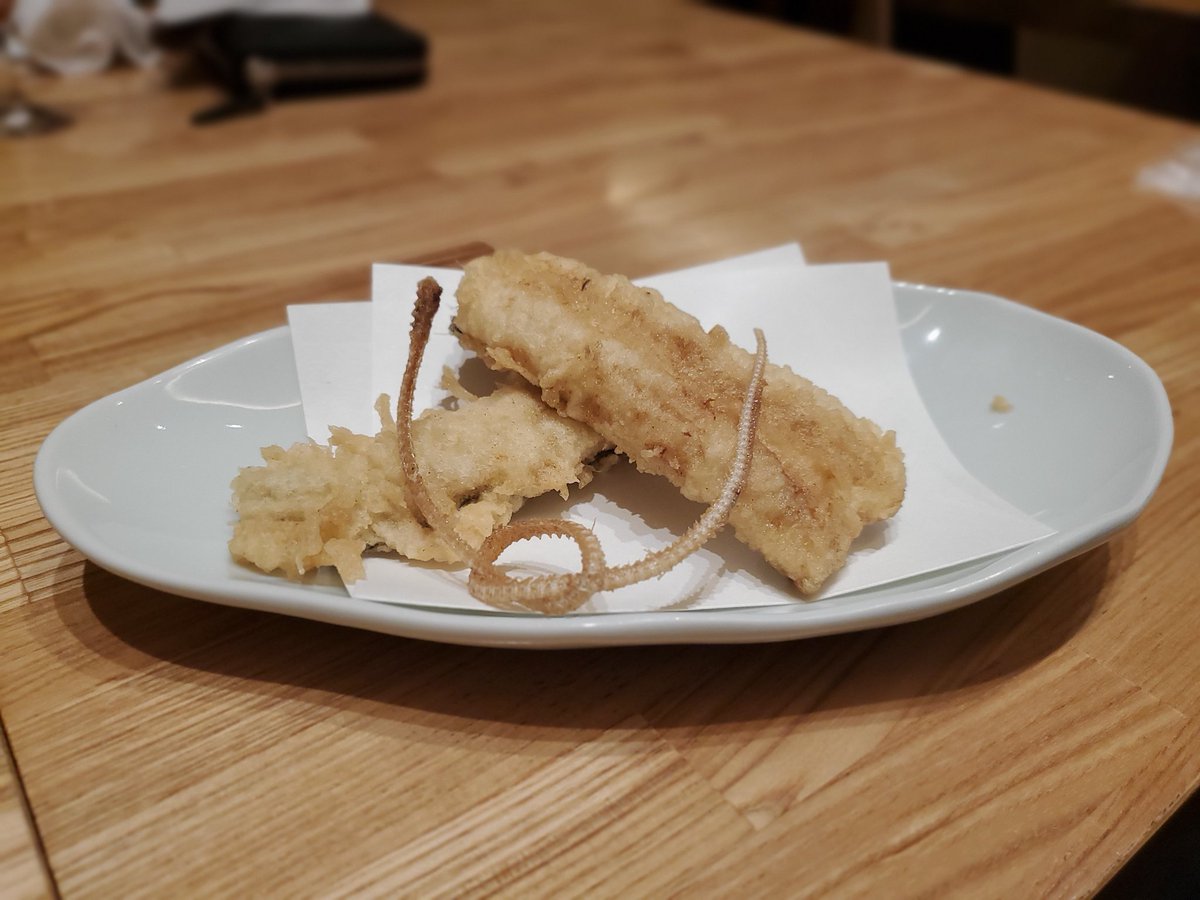 natuprogramming's tweet image. 美味しい天ぷらを食べました😆