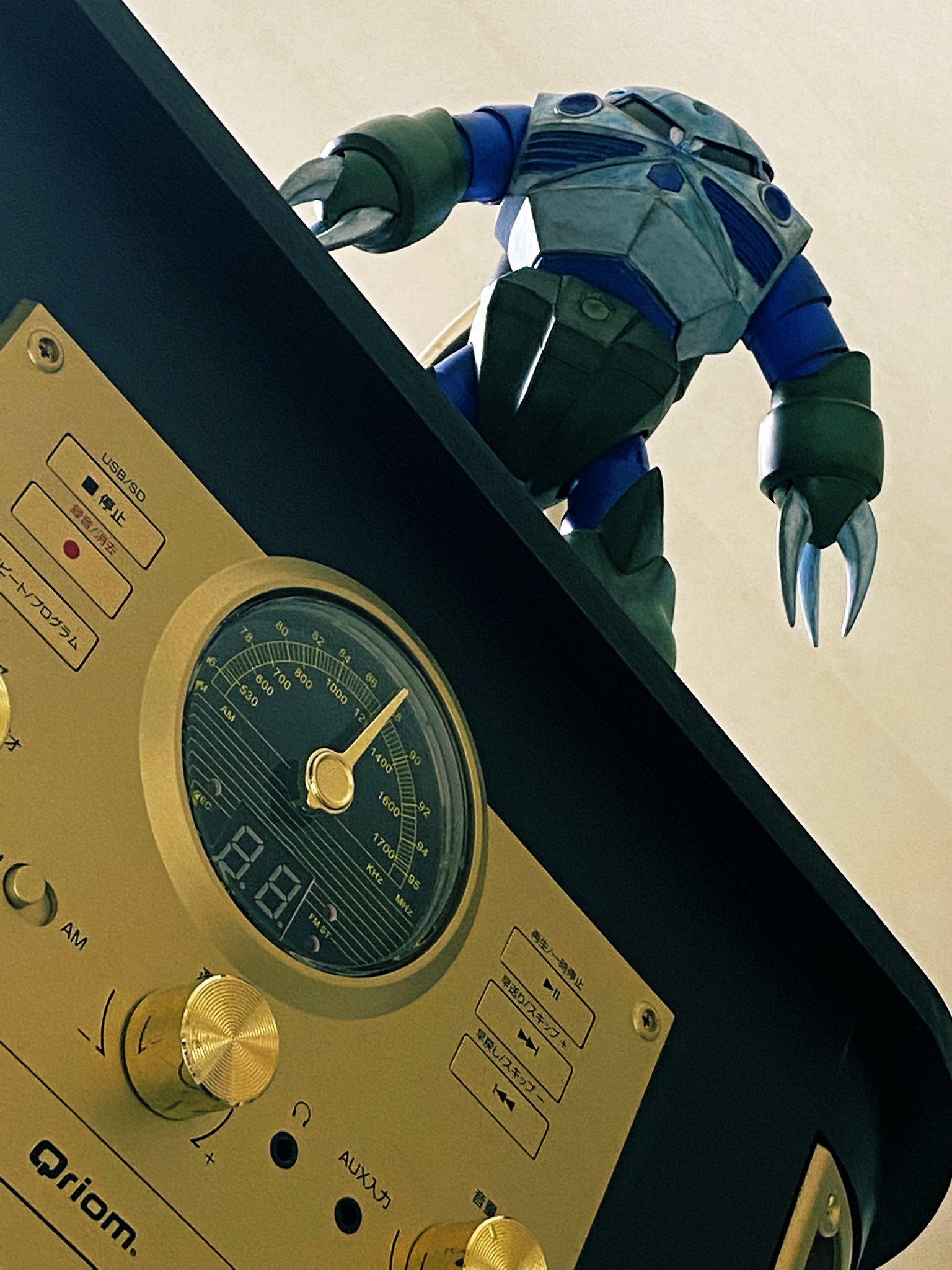 ヒツタリョウスケ 櫃田良輔 On Twitter 今寝床の上のレコードプレイヤーに置いてるズゴックがいきなり ガタっ って手前に動いて死ぬほど驚いて心臓飛び出そうになった 傾いてたのかな Https T Co Ba85pjsjd1 Twitter