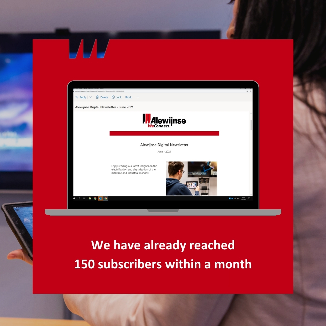 AlewijnseBV's tweet photo. #Newsletter • Our latest newsletter is now ready for you to view! Quickly go to https://t.co/DFdMUIY82f to download the newsletter and read more about our next-level, trendsetting and #sustainable activities in #digitalisation, #automation and #electrification. 
#Alewijnse https://t.co/WdRX3APaf8