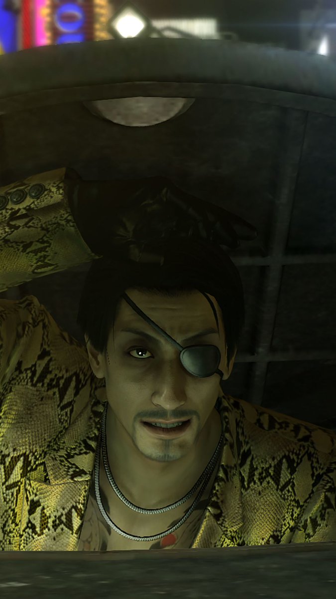FemboyMTG's tweet photo. @FemboyManga My lock screen rn is Majima from Yakuza https://t.co/31AA4ocJFN