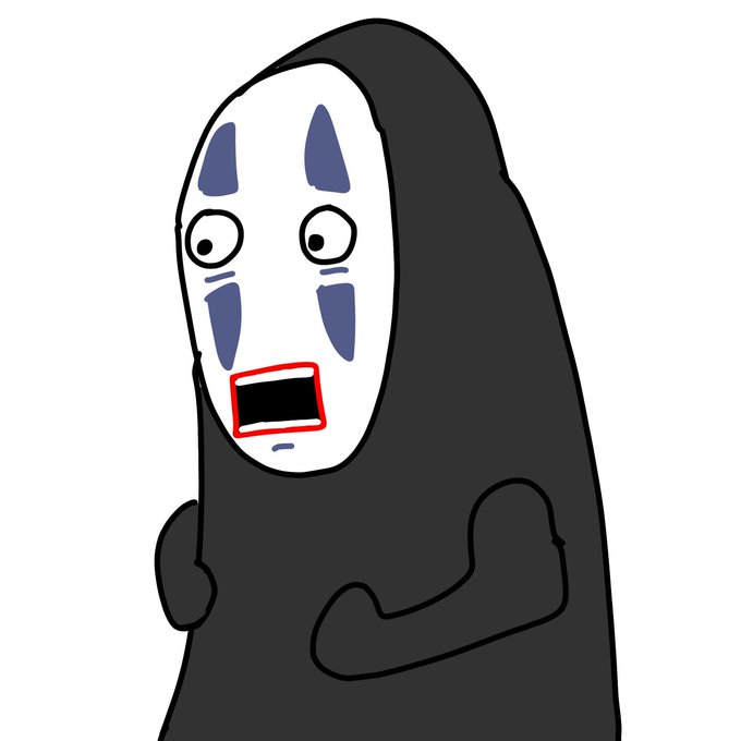 カオナシのtwitterイラスト検索結果 古い順