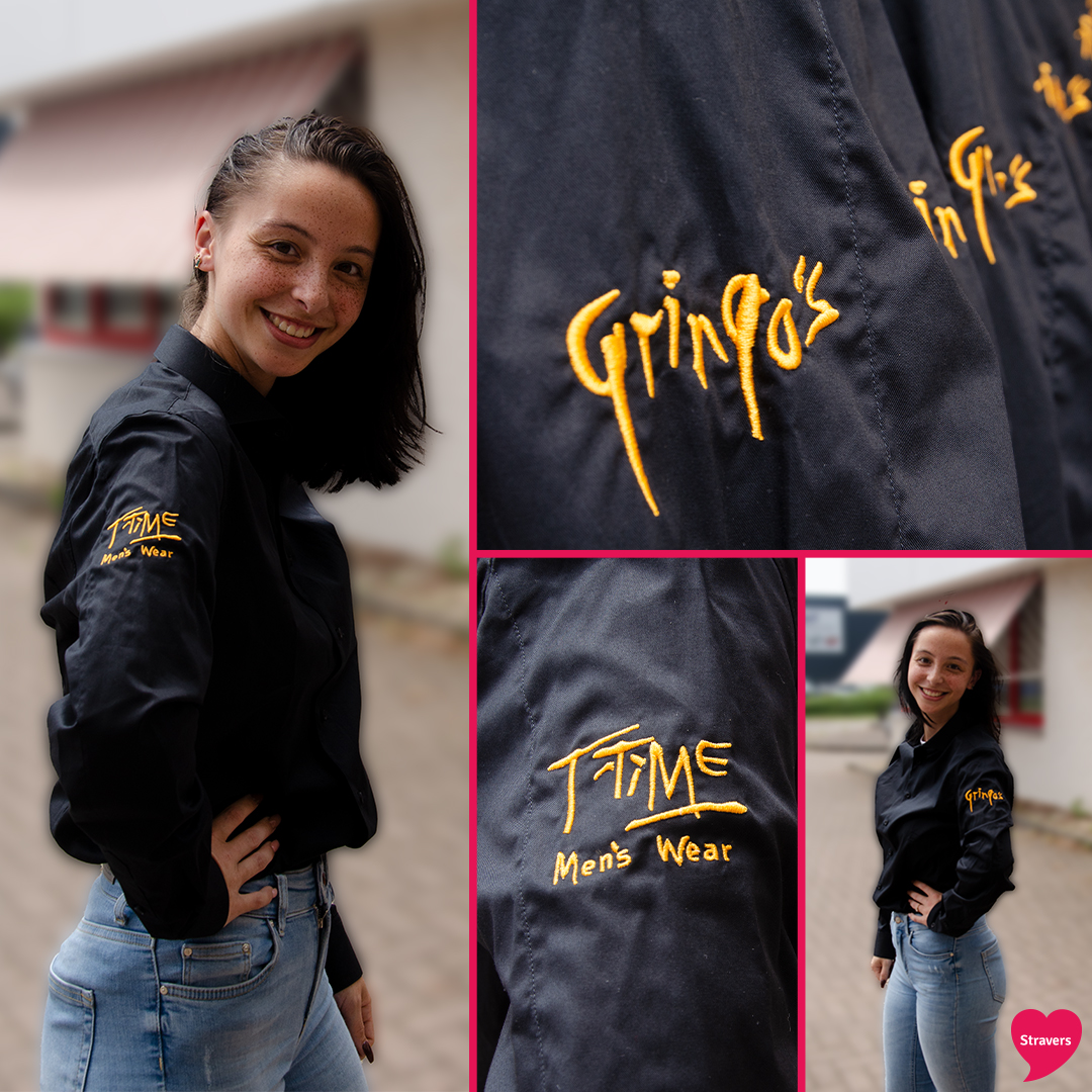 Voor Gringo's Doetinchem mochten wij deze nette overhemden van T-time Men's Wear voorzien van een mooie borduring 🧵

We hopen dat deze opvallende kleding vaak wordt gezien door de bezoekers van de Doetinchemse horeca! 🌮

#proost #smakelijk