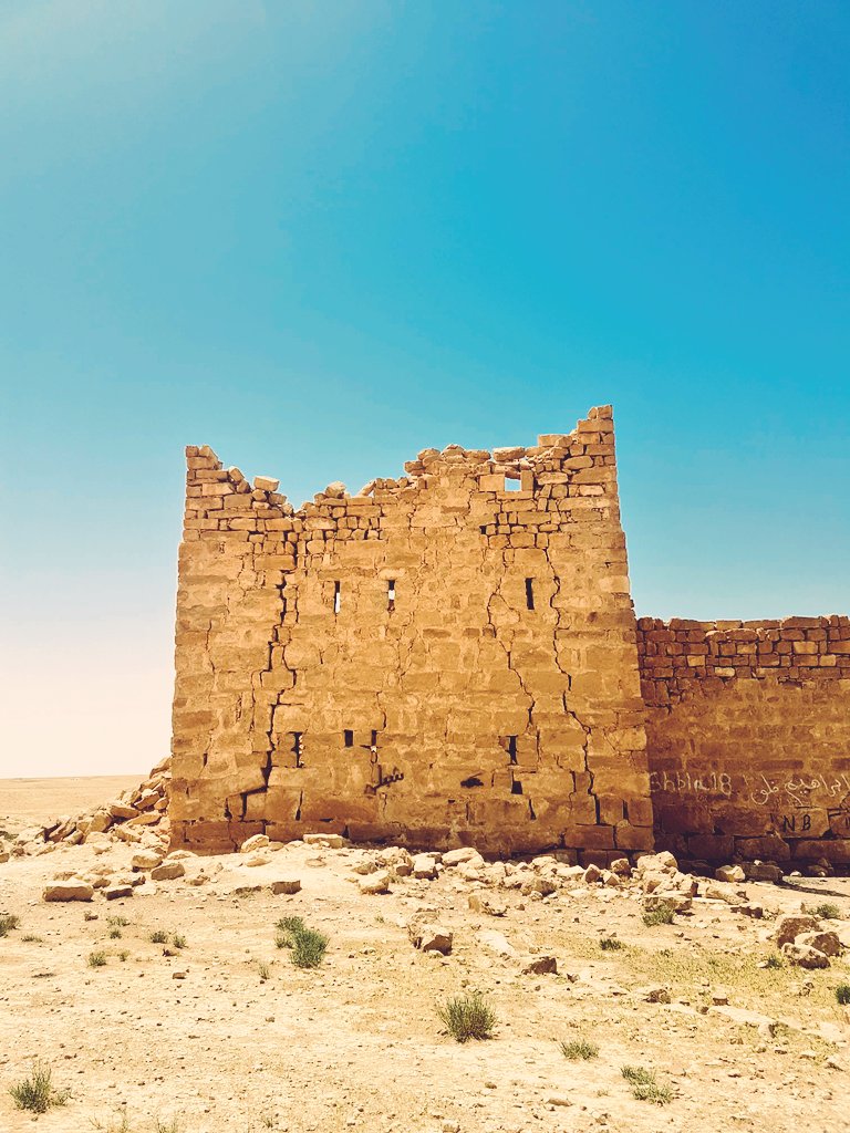 KarimanMango's tweet photo. #RomanFortThursday looking out of the ridiculously well preserved Qasr Bashir. Construction date 293-305 CE . Photo April 2021.  #LimesArabicus #Archaeology #الأردن #visitJordan #RomanJordan https://t.co/Y53jJHrCAw https://t.co/ckgwUqSshe