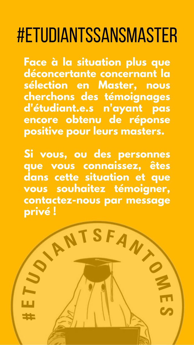 #EtudiantsSansMaster