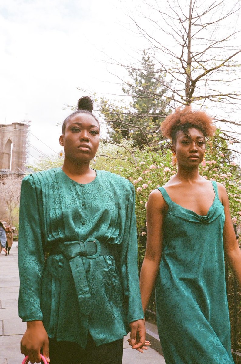 PurdueENTR's tweet photo. #PurdueENTR alum Gabrielle Breitenbach, &amp; her partners, Inicia Harris &amp; Delali Madison, founded The Narrative Vintage, a Brooklyn-based, direct-to-consumer, online vintage reseller. To shop &amp; read the full story behind each piece, go to https://t.co/bqdT4TVNnN. https://t.co/WOT4VqsZJp