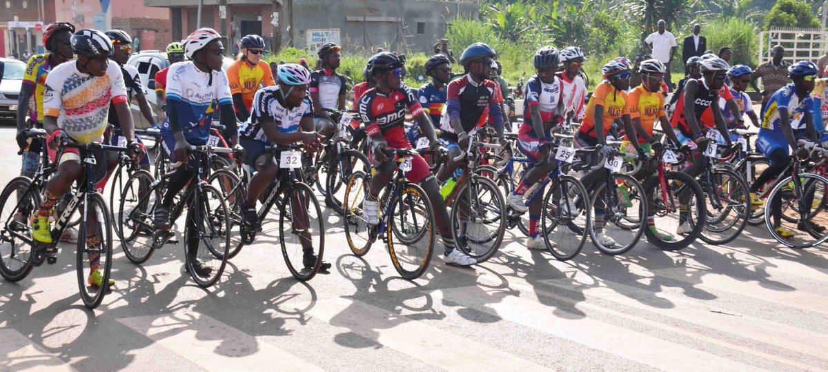 Riders ready for set off for the 100km Bugoma Forest Tour race in Busisi village, Hoima city on Saturday, June 5, 2021.
#conservationug