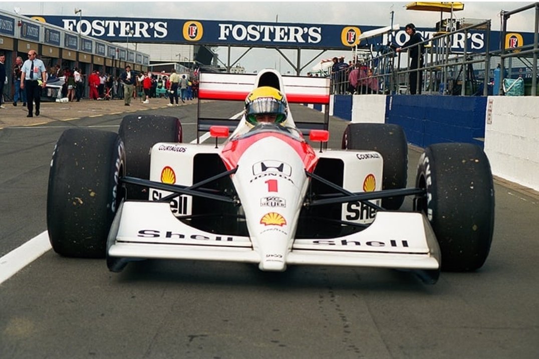 Senna🇧🇷 1991 Silverstone 🏁