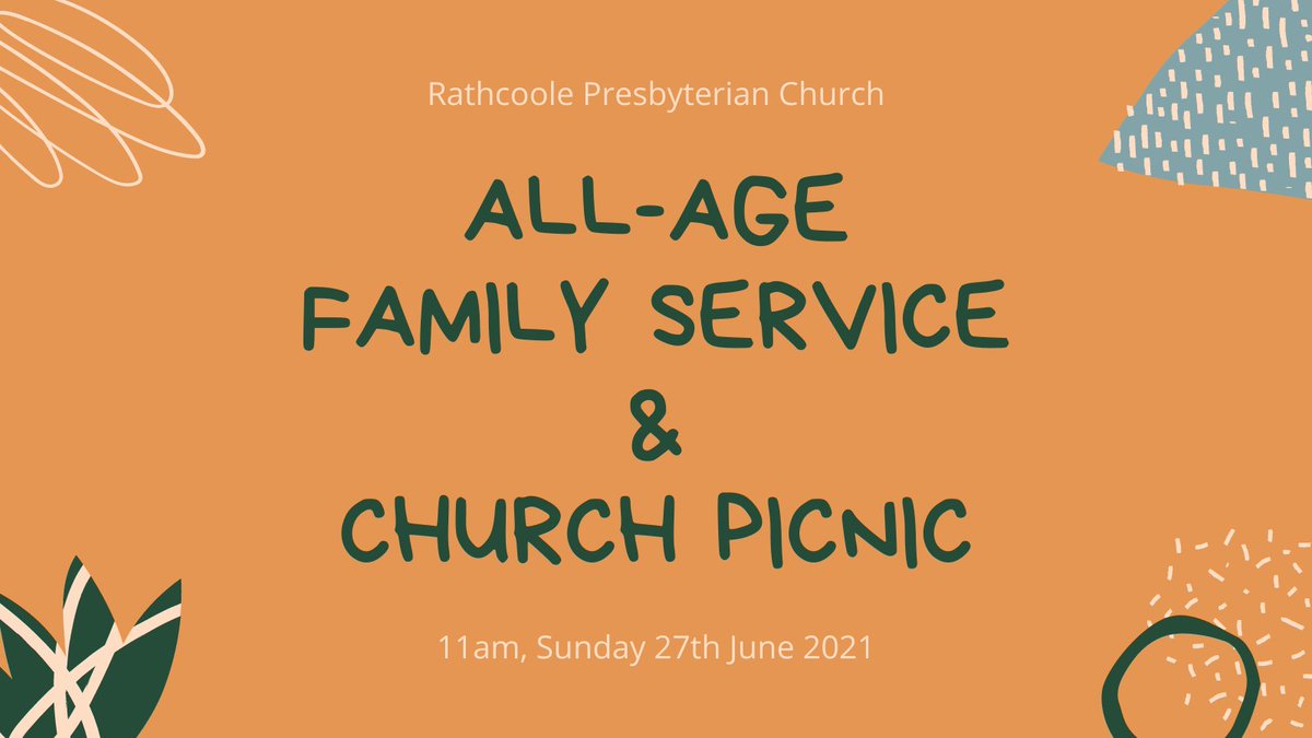 Rathcoole Presbyterian Church (@rathcoole_pci) on Twitter photo Only 3 more sleeps until our all-age family service followed by a church picnic! This Sunday, 11am at <a href="/rathcoole_pci/">Rathcoole Presbyterian Church</a>! Only 3 more sleeps until our all-age family service followed by a church picnic! This Sunday, 11am at <a href="/rathcoole_pci/">Rathcoole Presbyterian Church</a>!