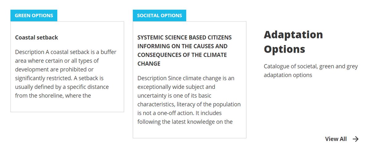 Did you know that on our AdriAdapt platform we have a catalogue of green, grey and societal adaptation options? Have a look here: adriadapt.eu/adaptation-opt….

All materials are (or some will soon be) available in English, Italian and Croatian.
---
#ADRIADAPT #Interreg