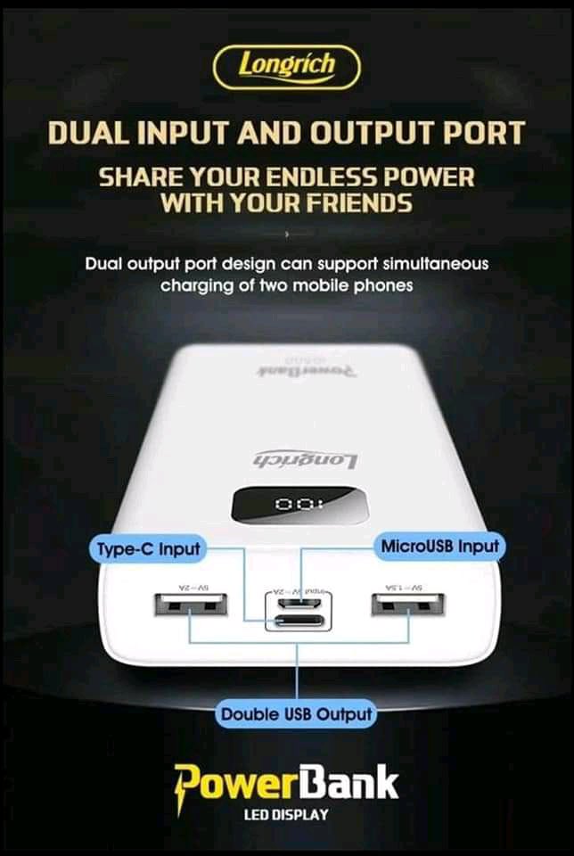 Tata_Passi's tweet photo. PowerBank  Puissant 

🤭 Tout est détaillé 

Prix : 20.000 Fcfa 

Même si t’es pas intéressé, stp RT , mon client peut être partout 🥺🙏🏾

Satisfait Ou Satisfait ✅ 

Livraison et Expedition Gratuite 🌚

Contact WhatsApp : https://t.co/Doed5muqSV https://t.co/i7a5kOpOqZ