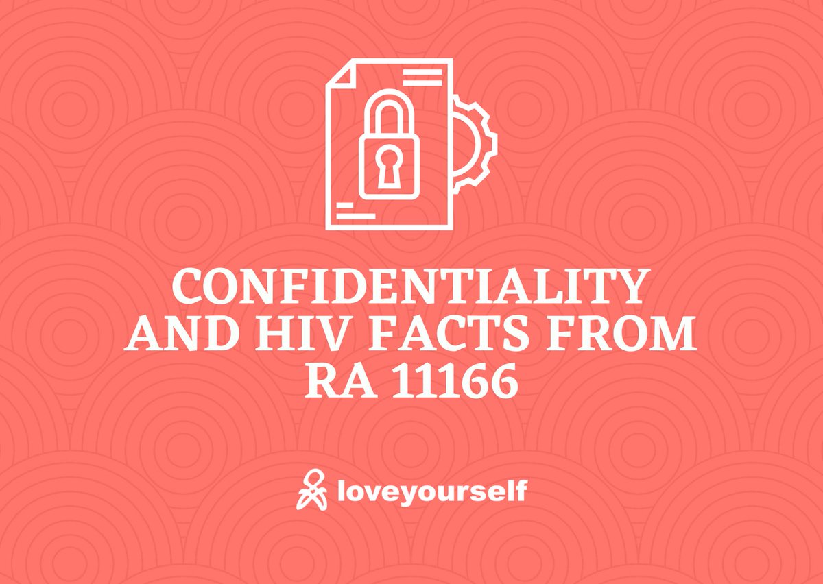 LoveYourselfPh's tweet photo. Your HIV status is protected!

No matter who you are, your HIV status should be protected following RA 11166. You hold the narrative on how you come out with your HIV status. Be it reactive or non-reactive, the decision is yours, because U Matter.

#LoveYourselfPh https://t.co/mbosxhcKG2