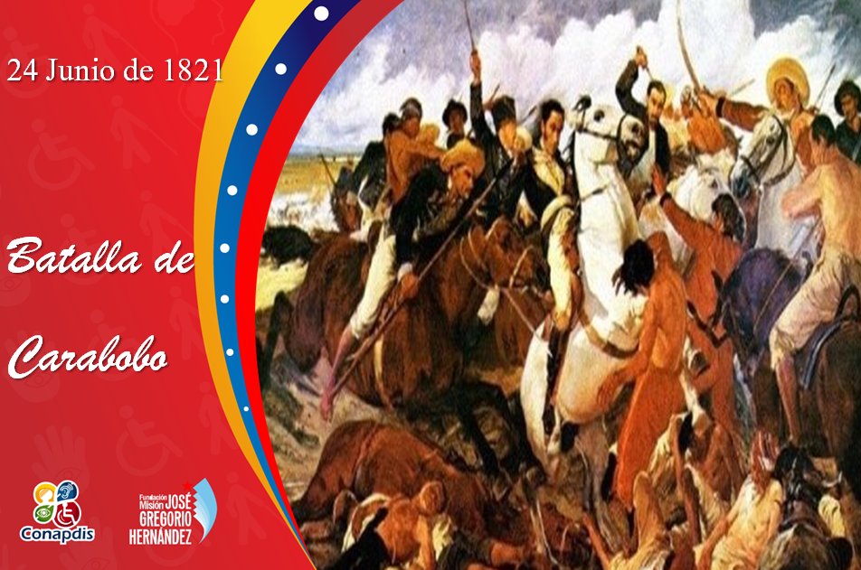 ¡Glorioso Bicentenario! Conmemoramos tal día como hoy #24Jun la gesta heroica y victoriosa, comandada por el Libertador Simón Bolívar. #Carabobo200AñosDeLibertad