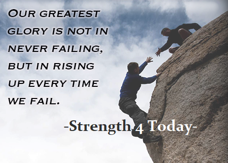 Strengthfor2day's tweet photo. Our Greatest Glory is Not in Never Failing,
But in Rising Up Every Time We Fail.
#GreatestGlory #NeverFailing #RisingUp #Fail #GetBackUp #Strengthfor2day https://t.co/TfDFoGJQlg