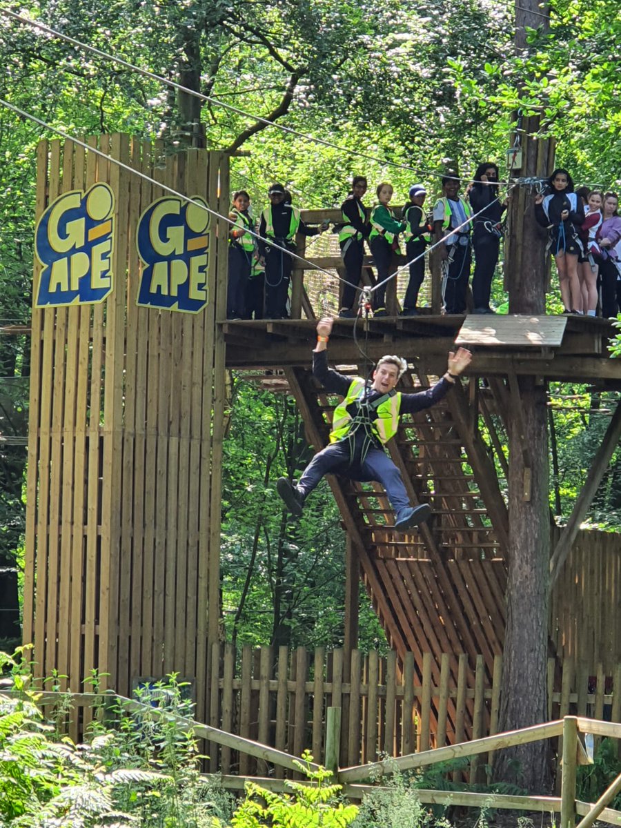 WellDoneWelldon's tweet photo. Thank you @goape for an amazing experience! Our Year 6 had a great day out! #goapeblackpark #treetopadventures #activityweek https://t.co/154pjPllsw