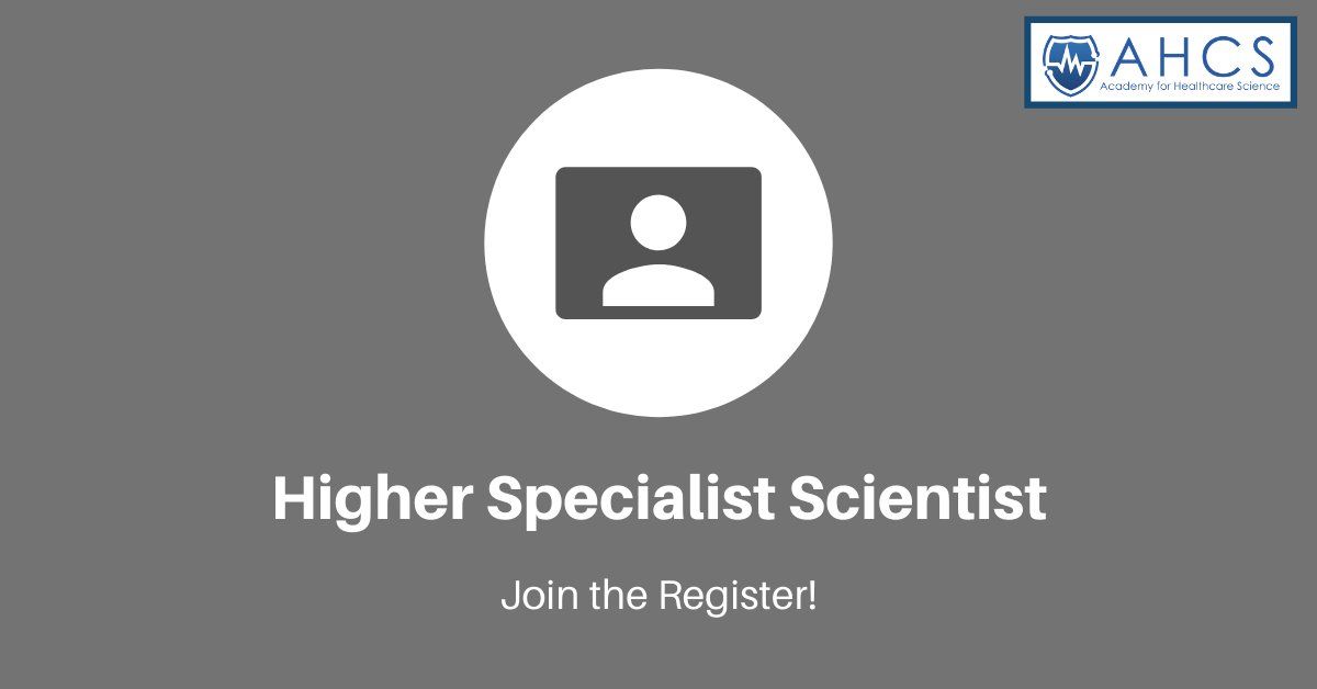 A register of individuals working towards #ConsultantClinicalScientist status through training or #Equivalence. Individuals undertake in-depth, highly complex roles, similar to a medical consultant role. #HigherSpecialistScientist #HSST

buff.ly/34gFhQb