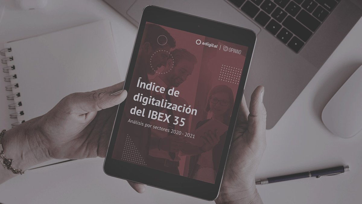 adigital_org's tweet photo. Hoy, hemos tenido el enorme placer de presentar los resultados de nuestro "Índice de #Digitalización del #IBEX35. ¿Quieres conocer las principales conclusiones? Ya puedes leerlas aquí: https://t.co/xa7rUc6TmU #digitalización #TransformaciónDigital #IBEX35 https://t.co/1bguUbKBrE