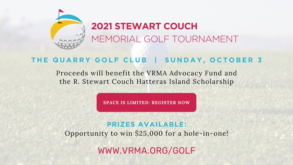 Don't wait to secure your spot at the VRMA Stewart Couch Memorial Golf Tournament, preceding the #VRMAInternational Conference on October 3! ⛳ 

All golfers are welcomed, regardless of skill level. Club rentals and exclusive prizes will be available: vrma.org/golf