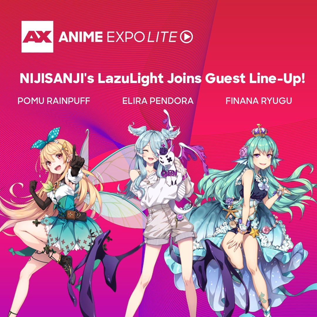 [Vtub] 彩虹EN將於北美Anime Expo線上登場