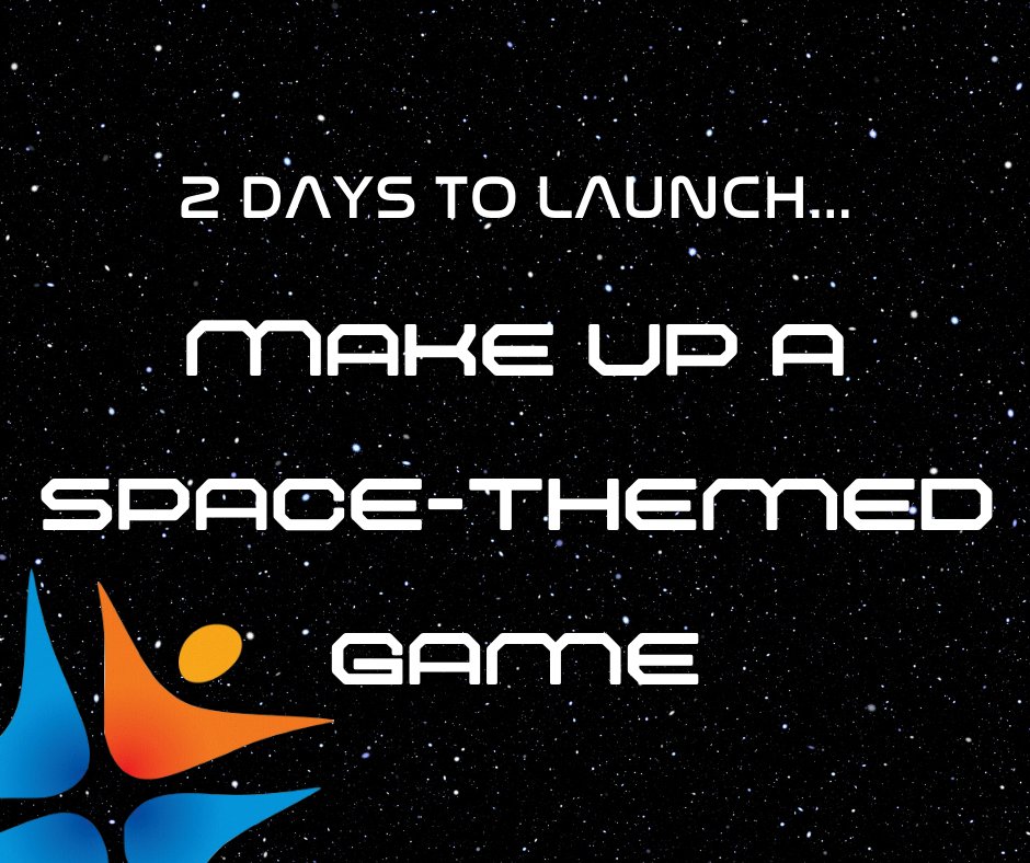 Only 2 days until our evening with Apollo 16 astronaut, Charlie Duke. It’s a long journey, so your task today is to make up a space-themed game to play on the journey.

For the activity pack, and to book your ticket to see an Apollo 16 astronaut, head to wrbchitchin.org.uk/apollo16!