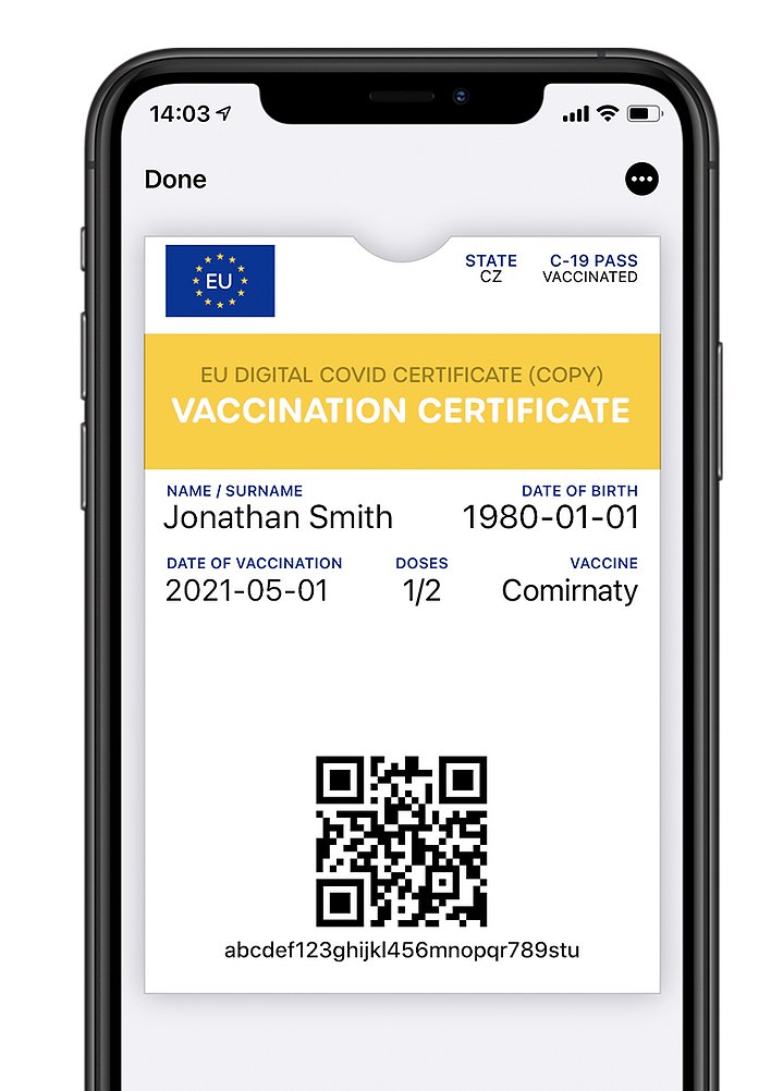 Nahrajte si zdarma svůj očkovací certifikát do AppleWallet. Stačí nascanovat váš QR kód, nebo nahrát PDF s certifikátem. Když bude certifikát potřeba, prostě stačí ukázat váš telefon - podobně jako když jdete na koncert, nebo ukazujete letenku. 🇪🇺💉👉 getcovidpass.eu 🤗