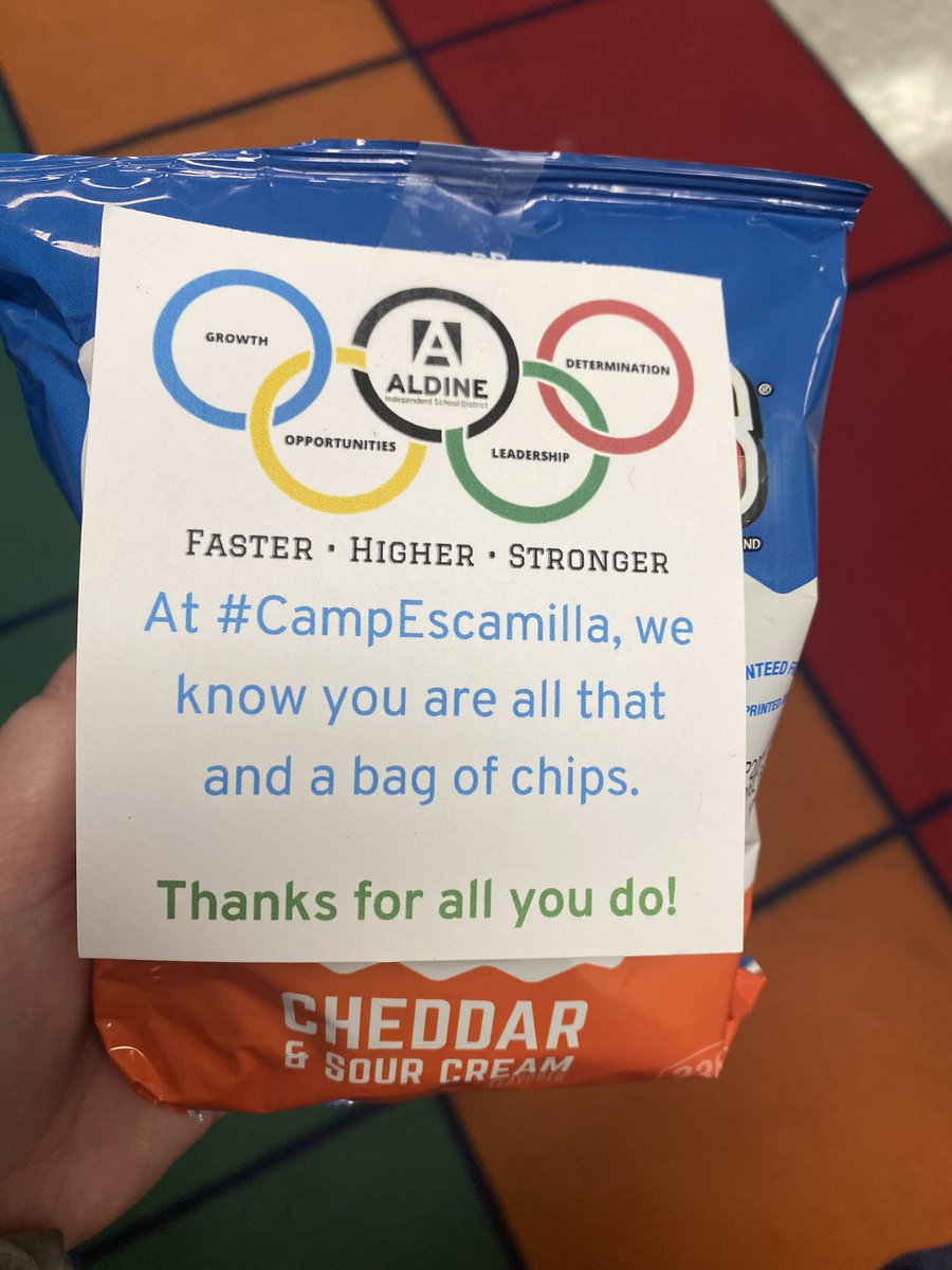 I AM all that and a bag of chips!! Thank you <a href="/rocharoy/">Roy Rocha</a> @SamBriseno26 for the support and snacks to keep us going! #campEscamilla #goingforgold