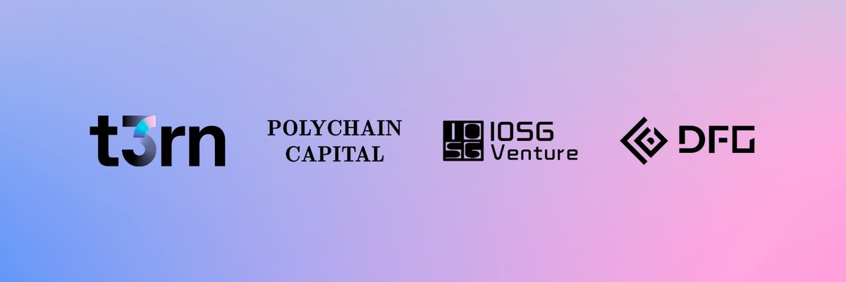 t3rn_io's tweet photo. We are thrilled to announce the end of our first investment round led by @polychaincap with participation from @IOSGVC and @DFG_OfficiaI, plus other key investors, totalling $1.35million.

This is a huge step forward for t3rn in bringing an interoperable future one step closer https://t.co/84mYD7eGnD