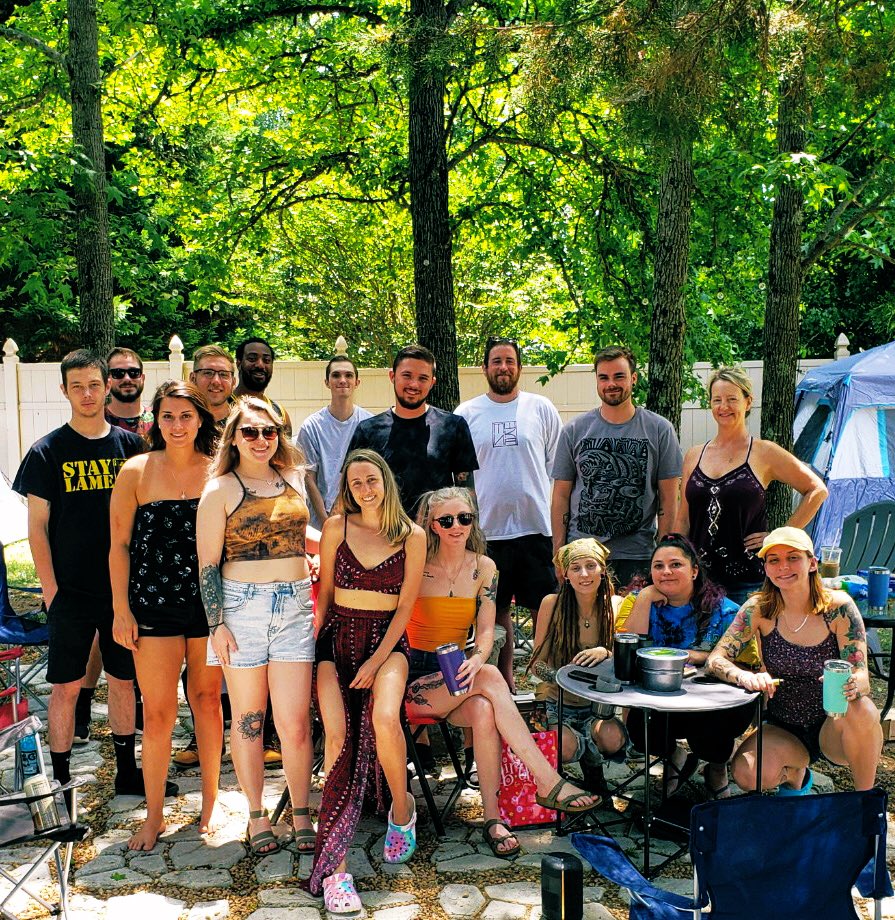 jordiebby's tweet image. I love my friends 😭. They drove 5+ hours to see our home and we threw a mini fest all weekend for my birthday. Can’t wait till next year ♥️✨