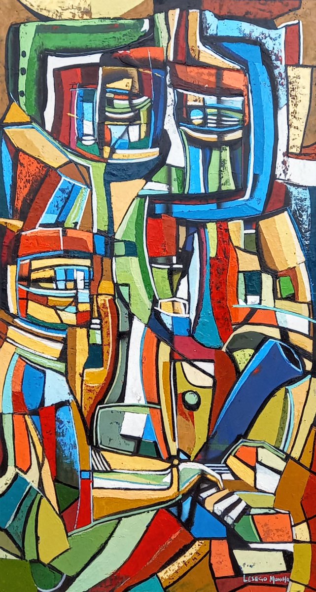 ' The Harvest Welcoming Groove '
Oil Impasto on stretched canvas.
1.40 X 80.