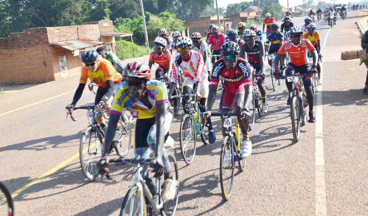 #conservationug | The bicycle race, dubbed the #BugomaForest Tour, began from Busisi in Hoima city and went on to Kabwoya sub-county where the biggest part of the forest is located in Hoima district.

Below, riders cover ground at the 100km Bugoma Forest Tour on 5 June, 2021.