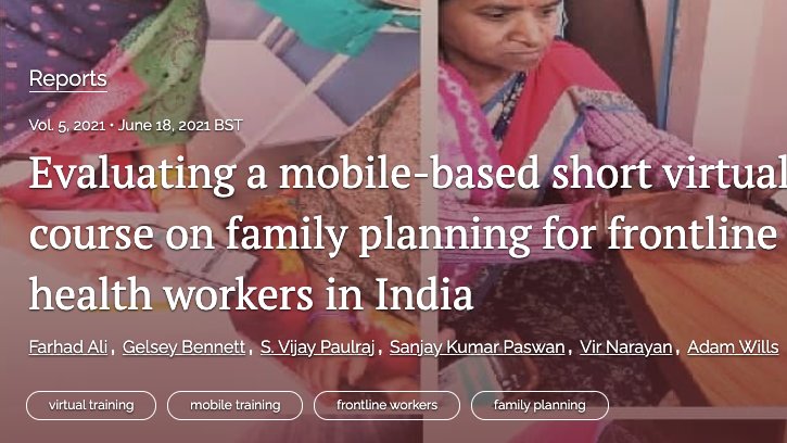 Digital Green (@digitalgreenorg) on Twitter photo On the onset of #Covid19, <a href="/digitalgreenorg/">Digital Green</a> used mobile-based virtual training platform📱to train frontline workers. Post-tests revealed 15% increase from the pretest. How did we do it? Learn more here: joghr.org/article/24166-…
#Pandemic Learn.ink #ProjectSamvad On the onset of #Covid19, <a href="/digitalgreenorg/">Digital Green</a> used mobile-based virtual training platform📱to train frontline workers. Post-tests revealed 15% increase from the pretest. How did we do it? Learn more here: joghr.org/article/24166-…
#Pandemic Learn.ink #ProjectSamvad