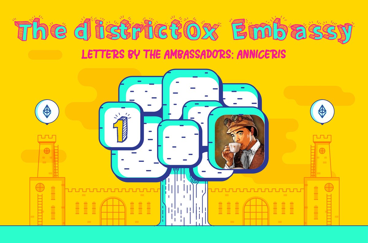 MemeFactory0x's tweet image. district0x: 🌱 Listen up! New #d0x blog series: &apos;Embassy&apos; - letters from our Ambassadors! 
First article by @Petts5: how district0x is challenging the status quo! 
Give it a read, a clap and a share: blog.district0x.io 🙏 
✍️ Join Ambassadors: …