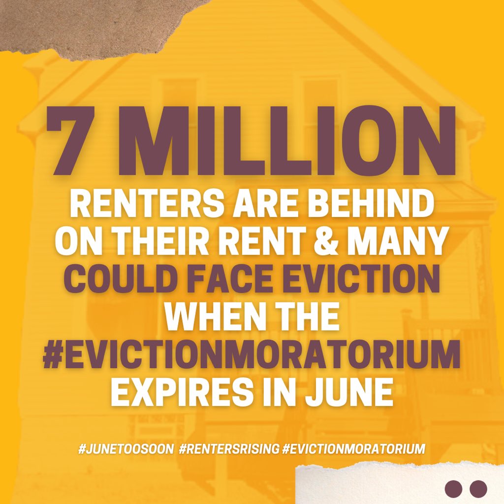 MakeTheRoadPA's tweet image. Support the 7 million renters due to the #EvictionMoratorium ending because #JuneTooSoon. ✊ Sign the petition today! bit.ly/7millionrenters #rentersrising #HousingisaHumanRight