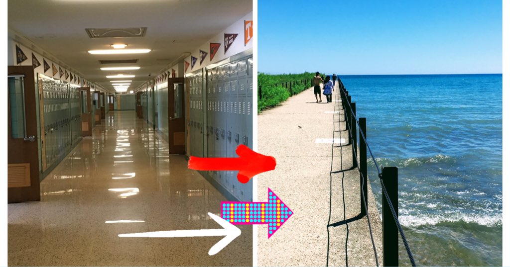 LibraryNTA's tweet image. FINALLY it’s time to change our paths. (That’s Loyola Beach in Rogers Park in the pic.) Congratulations for surviving the strangest, longest school year ever! 🎈🎉 Now go have some adventures &amp;amp; please report back after break! #WeDidIt #SeeYouInAFew