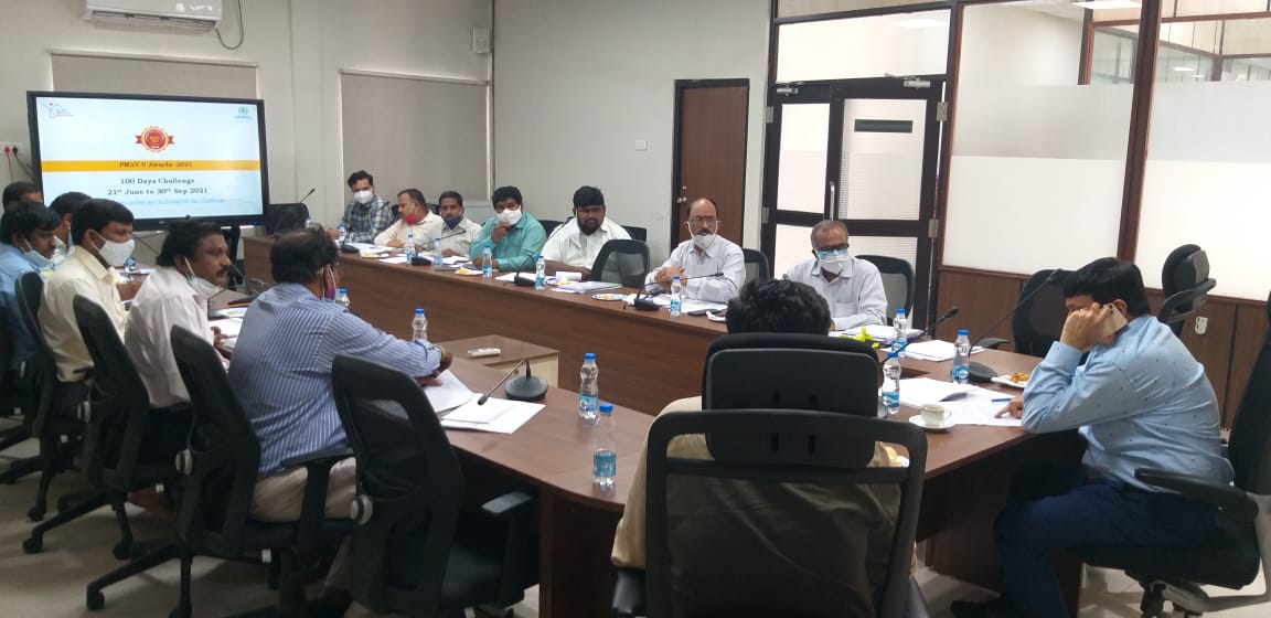 aptidco's tweet photo. #aptidco Today Special CS -Housing-AP had reviewed the MIS status and 100 day Challenge of PMAY(U) Awards. Also participated are MDs of APTIDCO&amp;APSHCL along with SLTCs and Nodal offr Navaratnalu-Tidco.
@MoHUA_India 
@apmepma 
#apshcl https://t.co/1Ud0CRIT3z