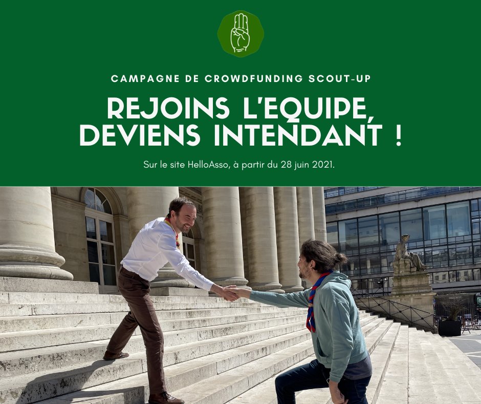 scoutup_org's tweet photo. Campagne de crowdfunding Scout-up

Quand  ? La campagne se tiendra du lundi 28 juin au 1er août. 

Où ? Fais ton don sur la plateforme HelloAsso à l'Association Planetic Philanthropie. Il est défiscalisable ! 

Combien ? L'objectif de la campagne est de récolter 25.000 euros. https://t.co/AIBRPJNJvP