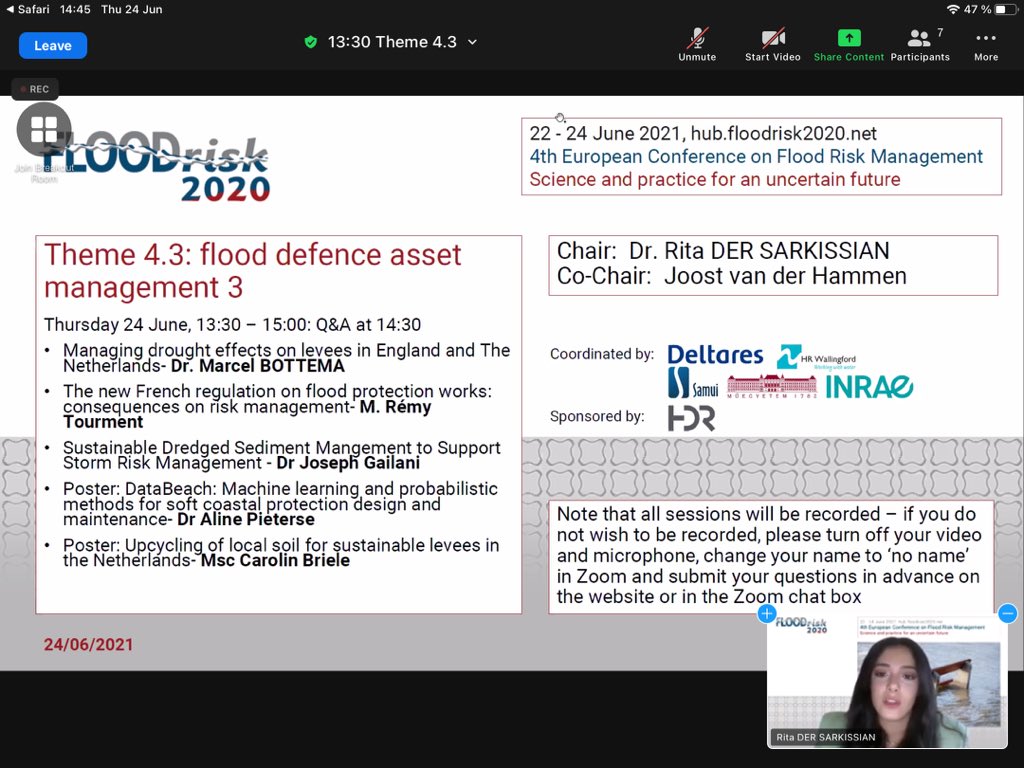 Q&amp;A for session Theme 4.3: flood defence asset management 3.
<a href="/floodrisk2020/">FLOODrisk 2020</a>
