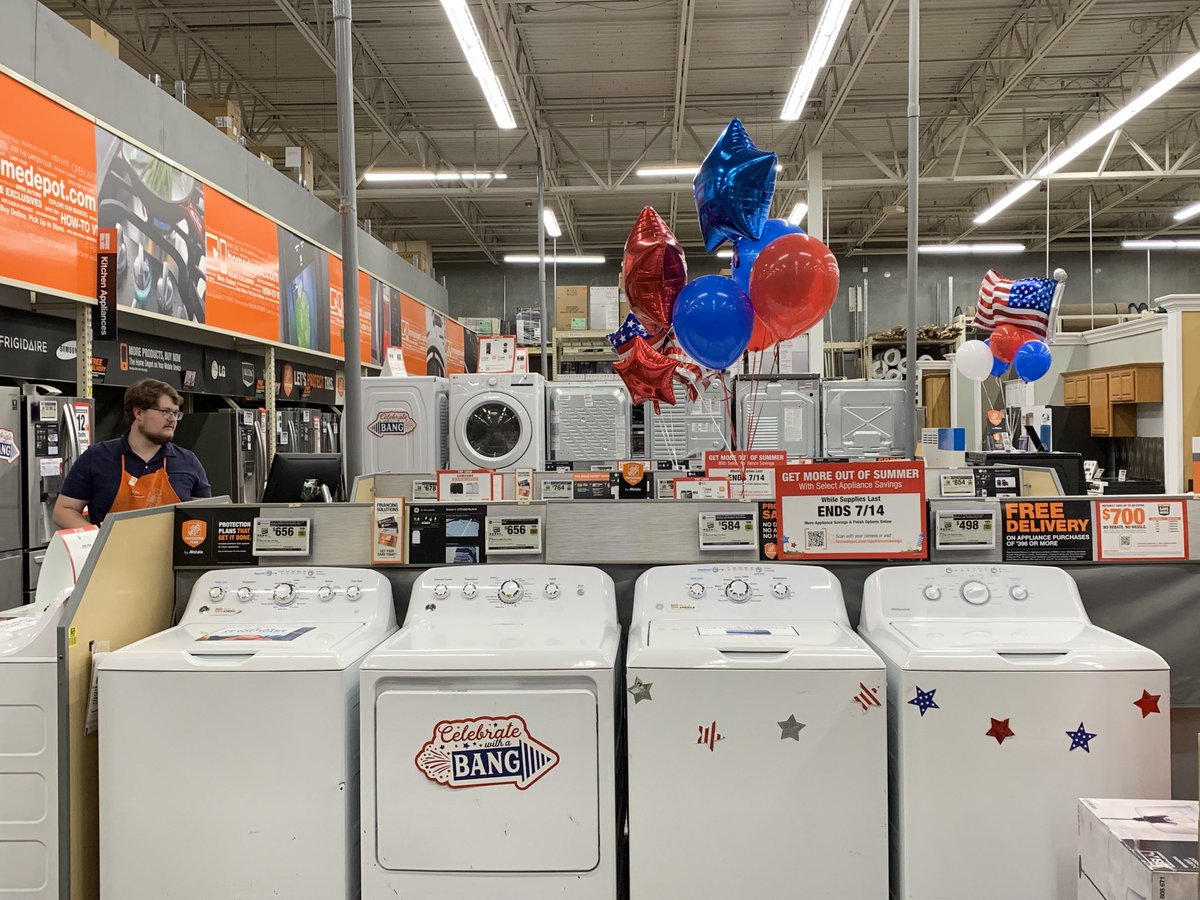 Come to your Tigertown Home Depot for your new appliances!