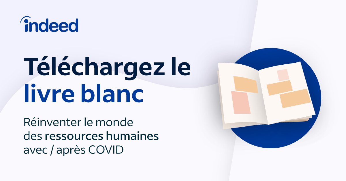 Indeedfrancais's tweet photo. #ThinkTankRH @LesEchos, avec la participation d'@indeed | "Réinventer le monde des ressources humaines avec/après COVID

👀 Découvrez les recommandations #RH portées au gouvernement dans ce livre blanc 👉 https://t.co/UKhne4YZ0B

#TTRH21 #recrutement #ressourceshumaines #emploi https://t.co/r8FfBVYCt1
