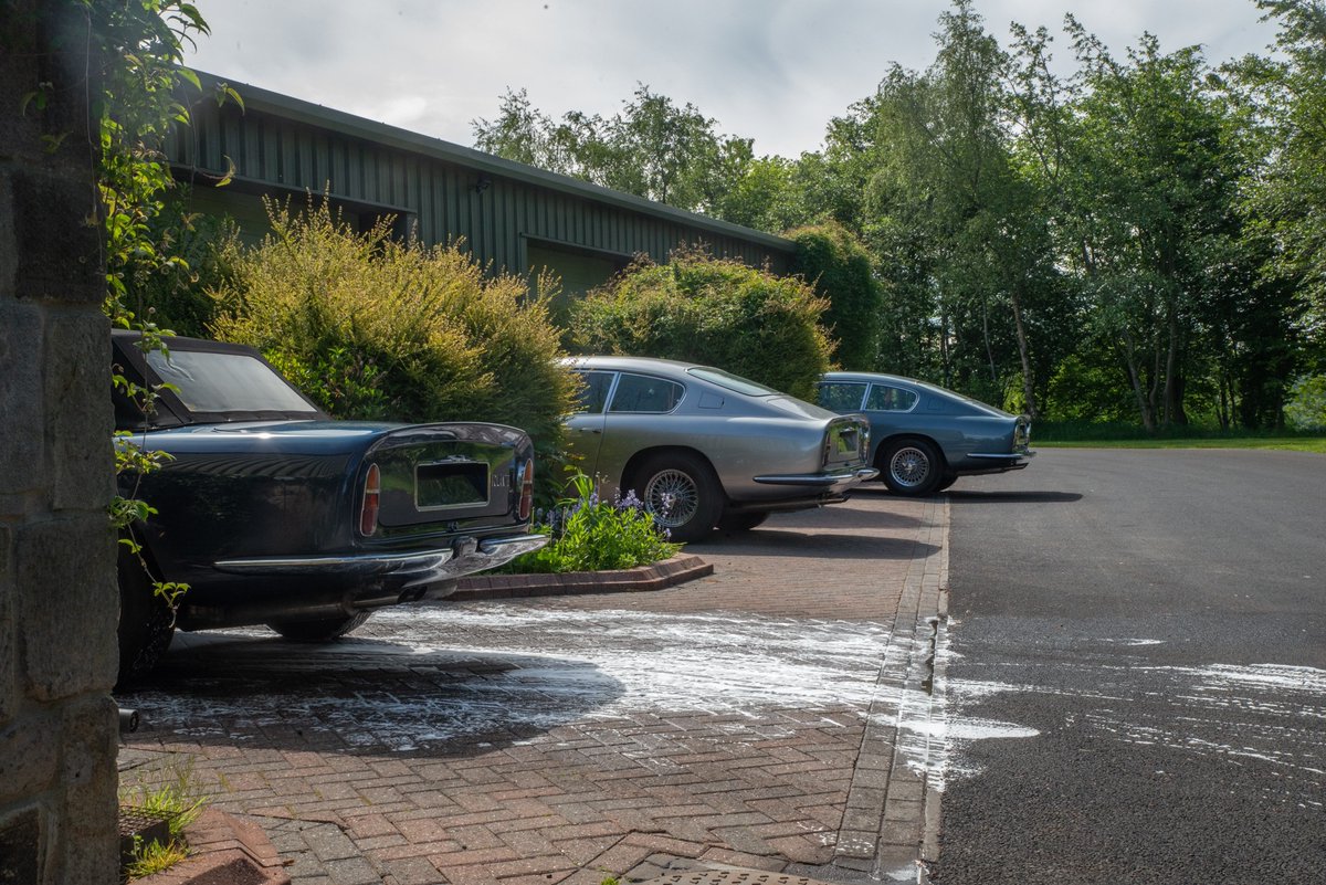 Can you name a better trio to arrive at Aston Workshop? #AstonMartin #DB6 #classiccars