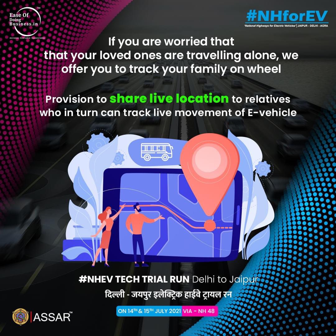 EODB_IN's tweet photo. Are You Worried about the safety of your loved ones while they are travelling??

No Worries to your fear now….!!Because the EVs comes up with a provision to share the live movement.

Feel Free…!!!Travel Safe India..!!

#livetracking #safetyfirst #techtrialrun #travelsafely https://t.co/4WZqIZGnMc