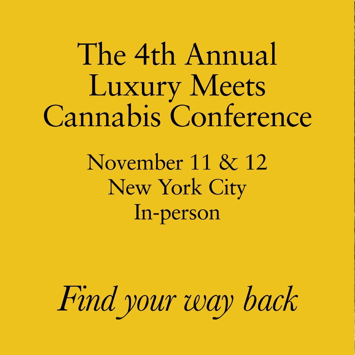 LMCCShow's tweet photo. LMCC 2021 returns — in person — to New York City this November 11 &amp; 12!  Brands can now apply. Learn more here:

https://t.co/4TYuGGnsrK

#CBD #Cannabis #Hemp #CPG https://t.co/dPGeNvgsMD